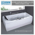 Small Cheap Freestanding Whirlpool Massage Square Bathtub with Massage Jets AB-022